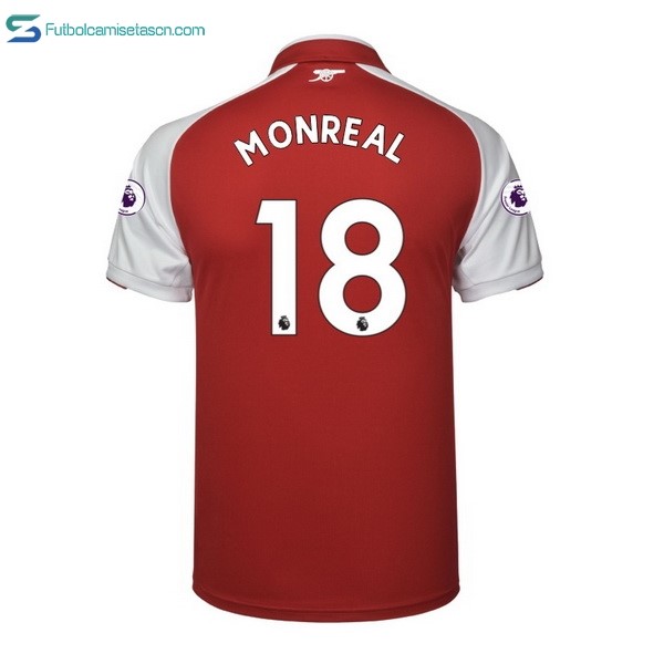 Camiseta Arsenal 1ª Monreal 2017/18